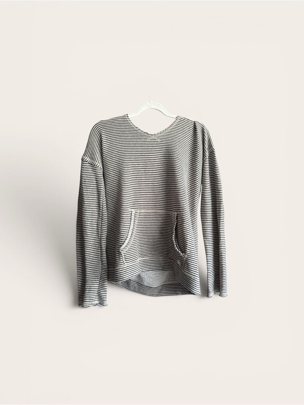 Billabong Navy & White Striped Lightweight Sweatshirt